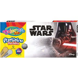 Plastelina Colorino Kids - Star Wars, 12 kolorów